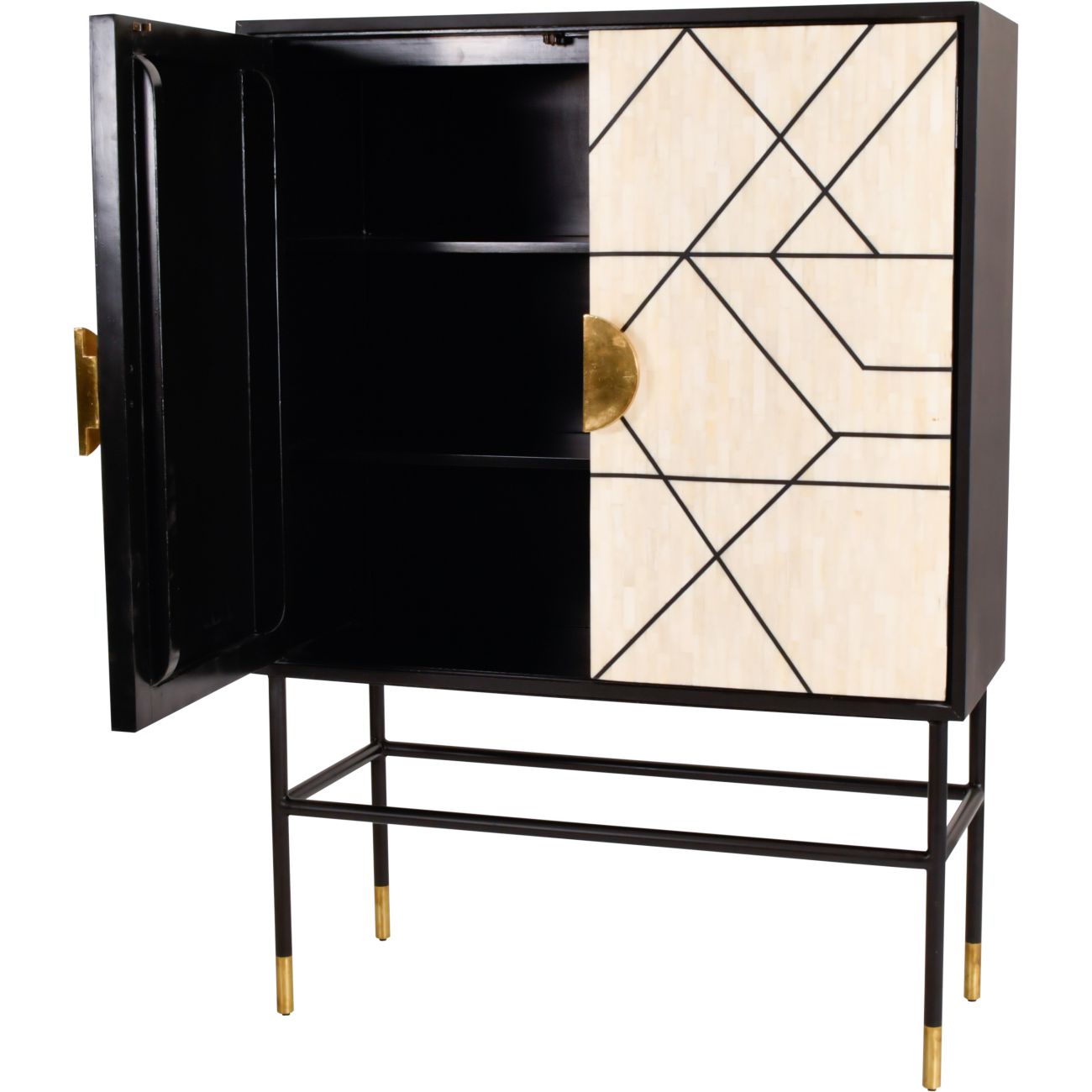 Vector Bone Inlay Drinks Cabinet