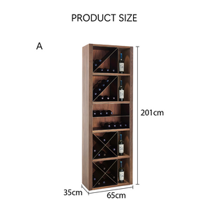 Grace Wine Cabinet, Solid Wood-Weilai Concept