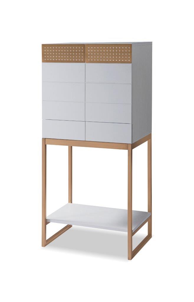 Savanna - Bronze & White